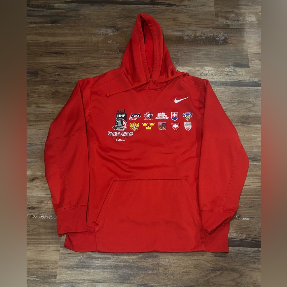 Nike 2018 World Junior Hockey Hoodie XL